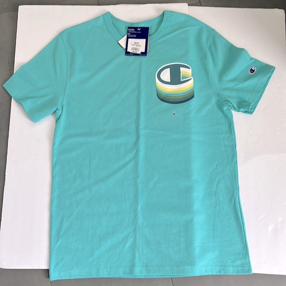 CHAMPION Heritage Left C Mens Tee Shirt Crew Neck Top Size M NWT - Picture 3 of 3